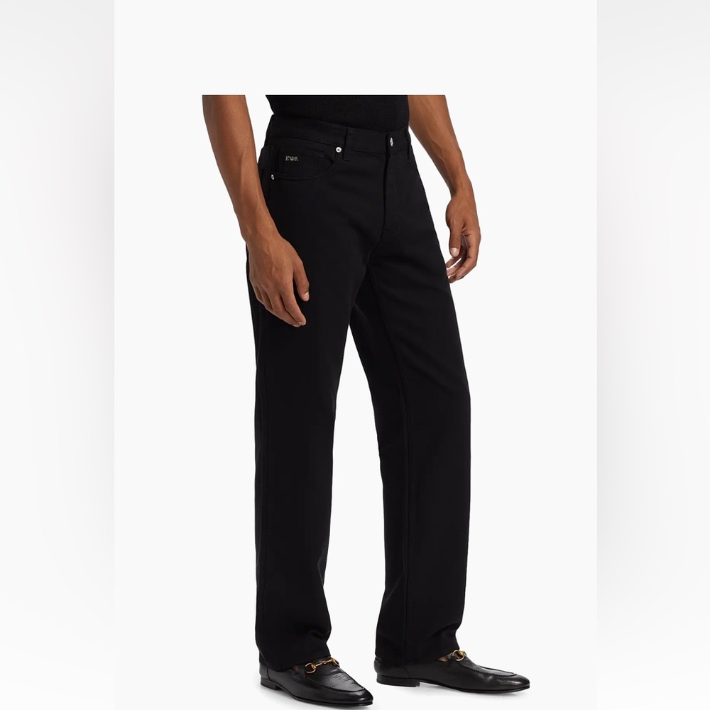 Emporio Armani Black Denim 5 Pocket Pant